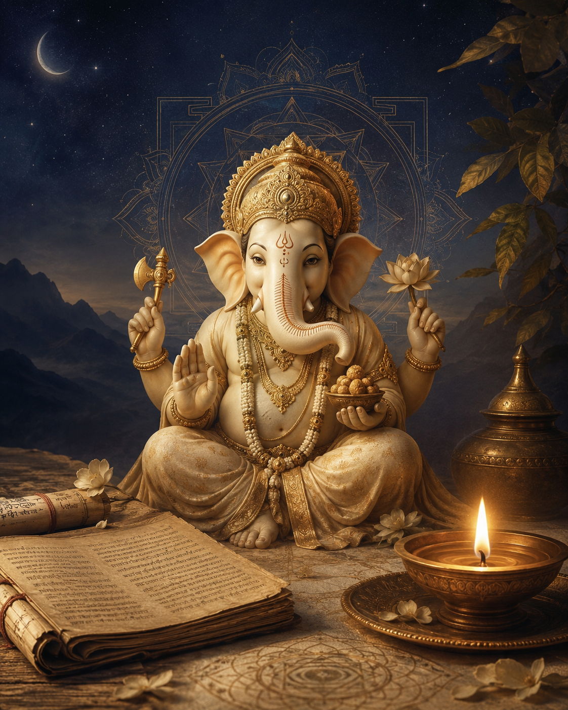 Ganesh, maître de la connaissance et soutien des astrologues védiques